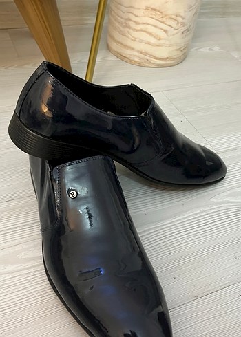 Diğer Parlak Mavi Erkek Klasik Ayakkabi