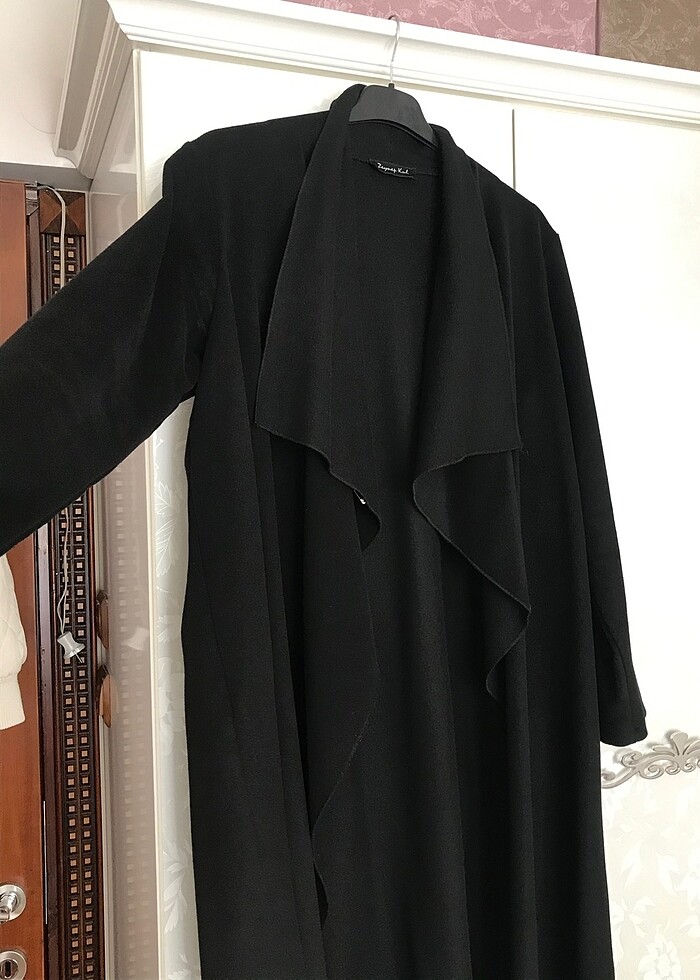 Siyah dış giyim - Görsel 3