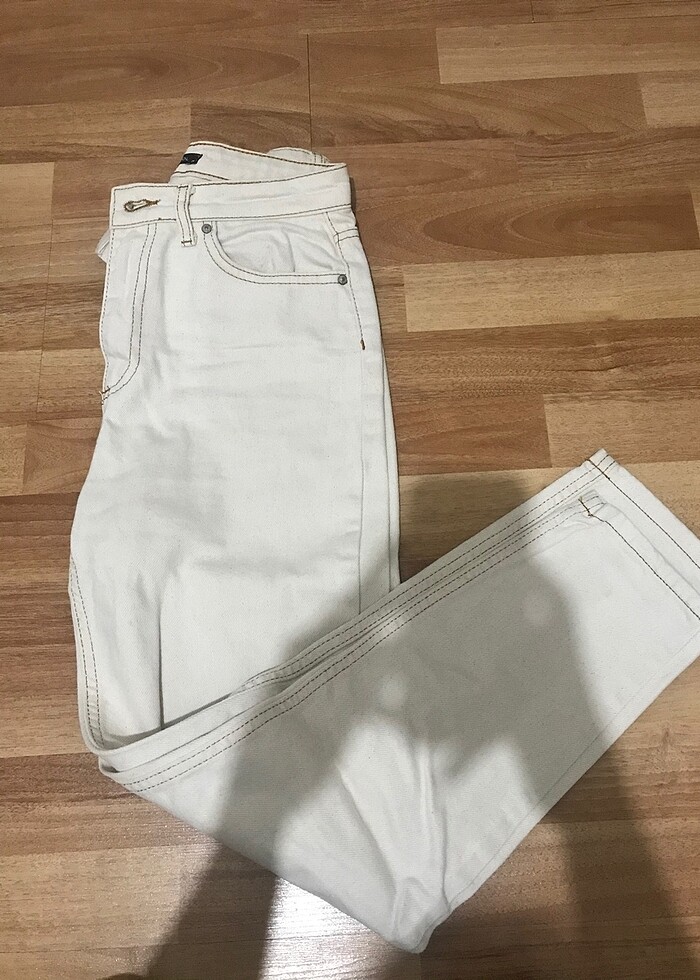 Bej kot pantolon - Görsel 2