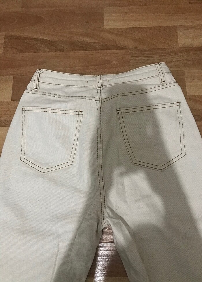 Bej kot pantolon - Görsel 3