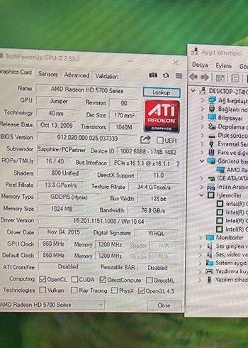 Beden AMD HD5770 1Gb GDDR5 Ekran Kart