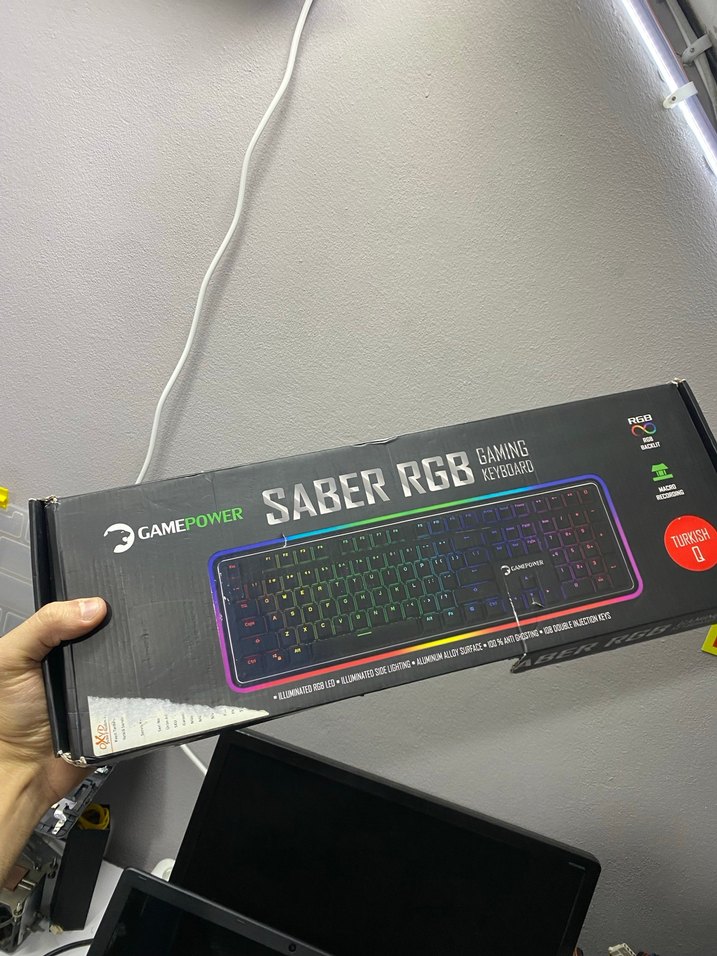 Gamepower Saber Oyuncu Gaming Klavye - Görsel 4