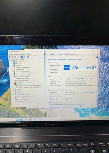 Lenovo G580 Laptop 120ssd8 ram BATARYALI - Görsel 5