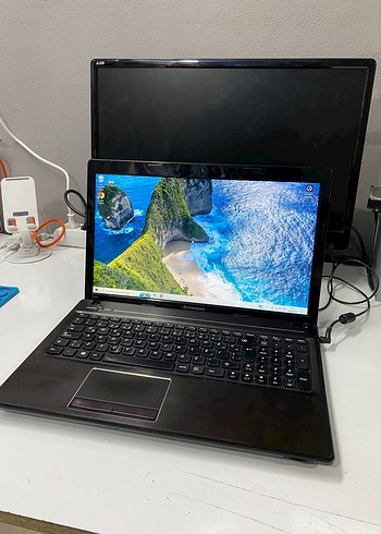 Lenovo G580 Laptop 120ssd8 ram BATARYALI - Görsel 2