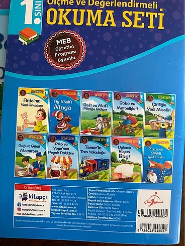 1.sınıf okuma kitabı