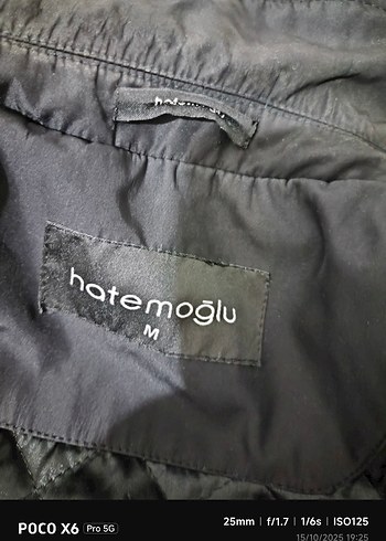 Siyah Düğmeli Fermuarlı Erkek Mont