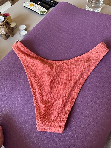 m Beden Pink simli bikini altı Victoria secret