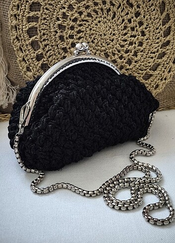  Beden siyah Renk #handmade #orgucanta