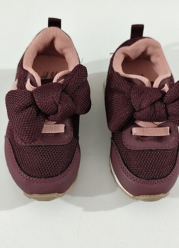 19 Beden bordo Renk H&M Kız bebek, çocuk Ayakkabı