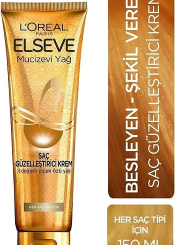 L'Oréal Elseve Mucizevi Yağ Saç Kremi 150 ml