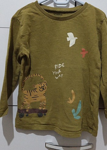 Baskılı Erkek Çocuk Sweatshirt
