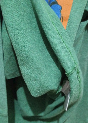 4 Yaş Beden yeşil Renk Yeşil Erkek Sweatshirt