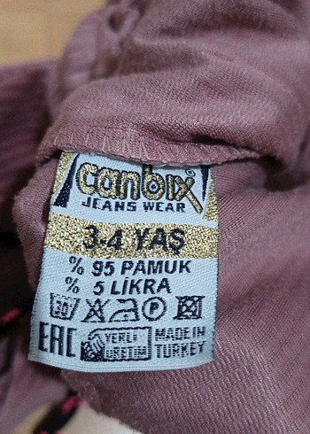 Kız çocuk kadife pantolon - Görsel 2