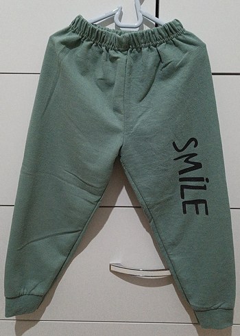 Kız Çocuk Yeşil Baskılı Sweatshirt ve Eşofman Takımı - Görsel 5