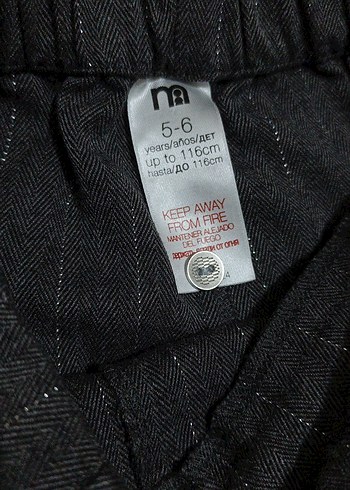 Gri Düğmeli Pantolon - Görsel 5