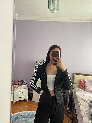 Adidas Adidas fermuarlı sweat