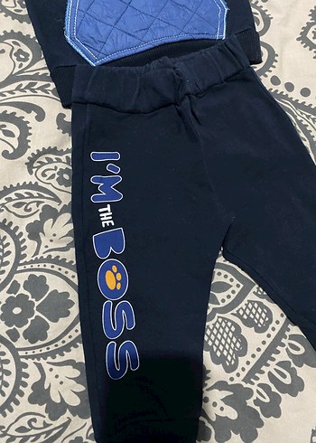 Koyu Mavi Bebek Eşofman Takımı - Görsel 2