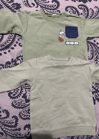 Gri Erkek Çocuk Uzun Kollu Sweatshirt - Görsel 2