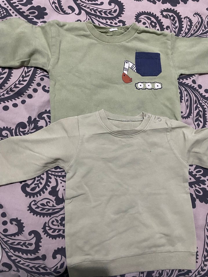 Gri Erkek Çocuk Uzun Kollu Sweatshirt - Görsel 2