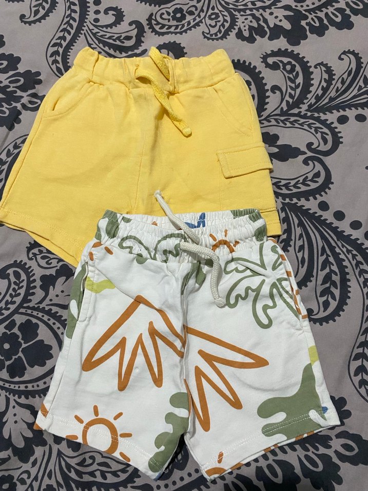 Renkli Bağcıklı Erkek Şort 2 li - Görsel 3