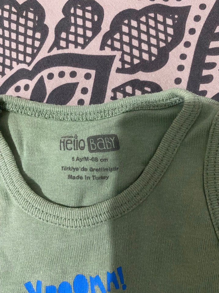 Erkek Bebek Pamuklu Kolsuz Body Seti - Görsel 2