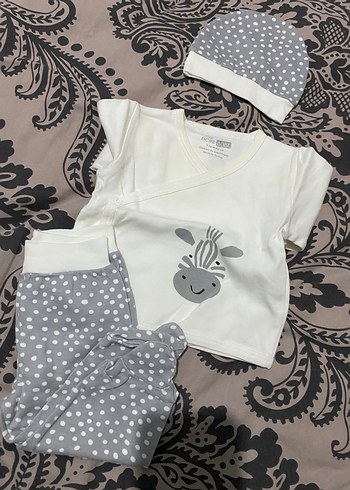 Zebra Desenli Bebek Erkek uzun Kollu Takım - Görsel 2