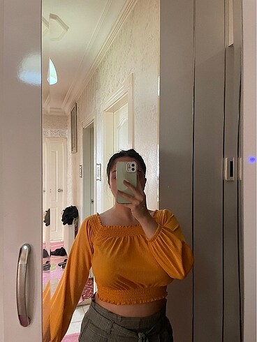 xs Beden sarı Renk Sarı bluz H&M