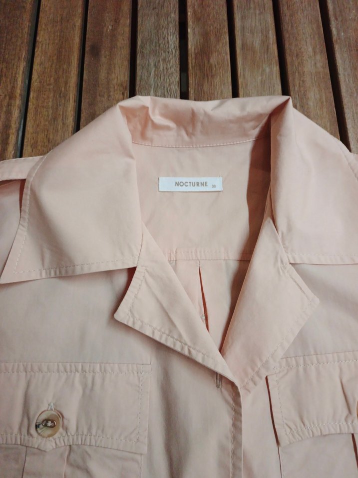 Kadın Bej Kısa Kollu Kemerli Trençkot - Görsel 4