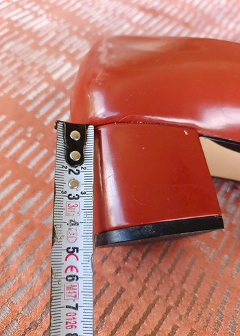 Klasik Parlak Kırmızı Kadın Topuklu Ayakkabı - Görsel 7