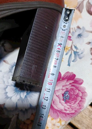 Kahverengi Deri Yüksek Topuklu Kadın Bot - Görsel 4