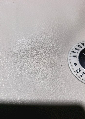 Gri Deri Fermuarlı Kadın Çanta - Görsel 6