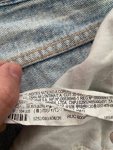 s Beden mavi Renk Zara jean
