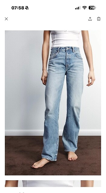 Zara Zara mavi jean