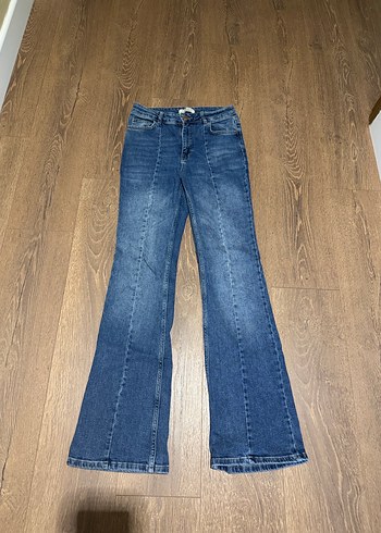 38 Beden Koyu mavi kadın kot pantolon