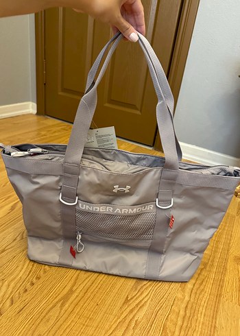 Under Armour ua studio tote omuz çantası lila