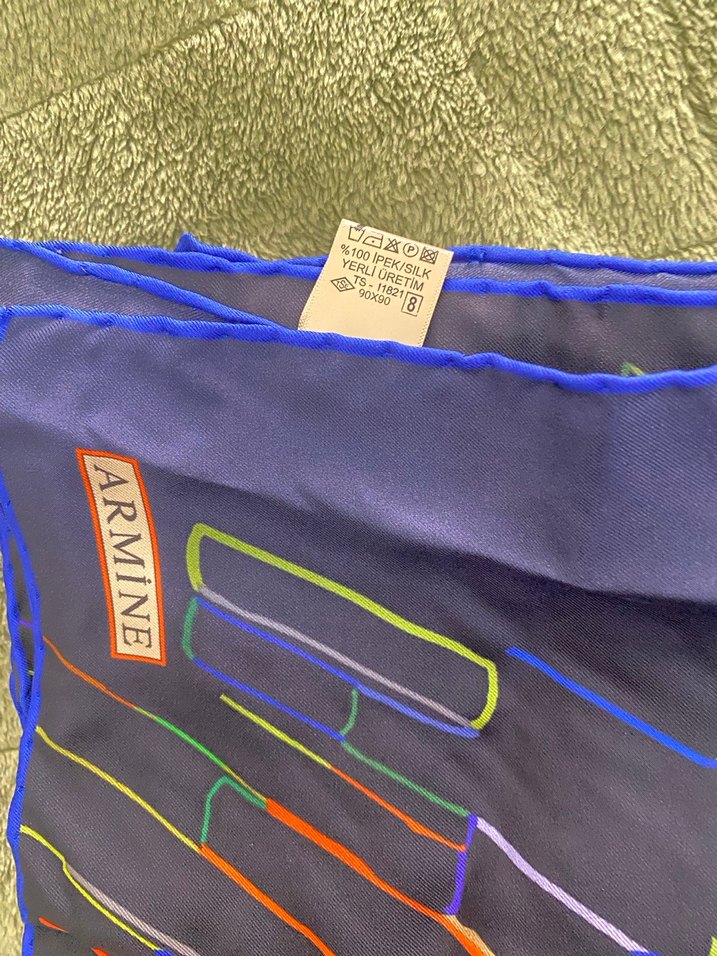 İpek eşarp ipekevi armine - Görsel 2