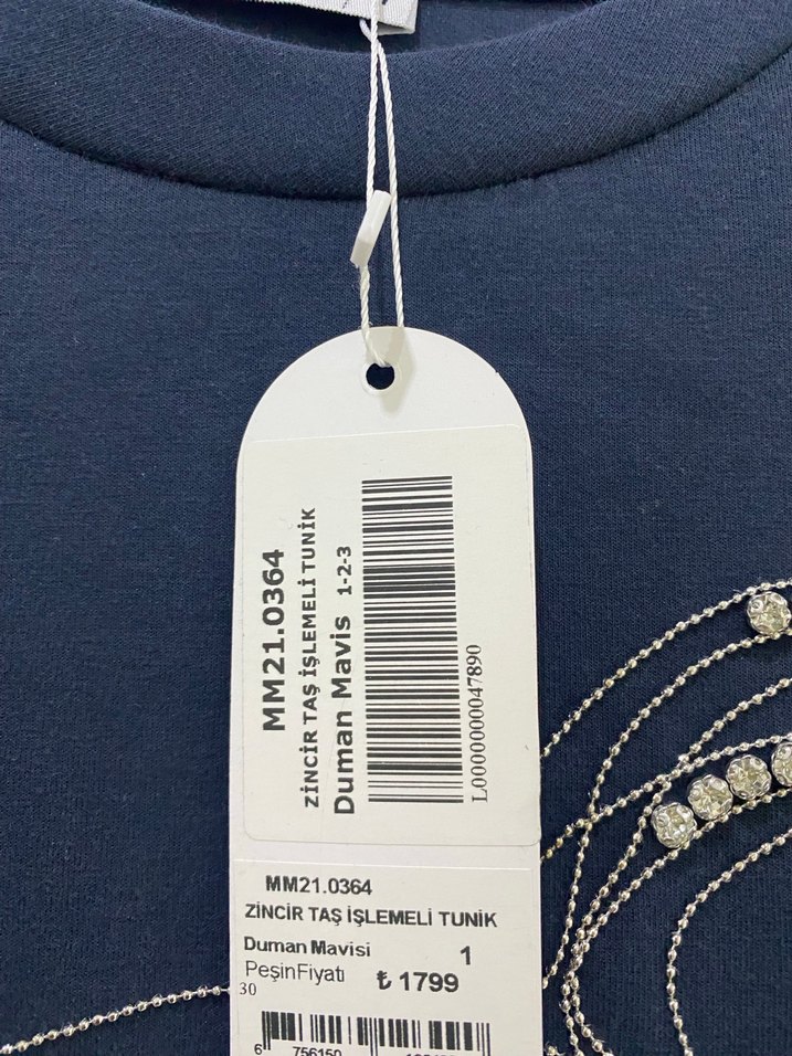 Etiketli Sweatshirt - Görsel 2