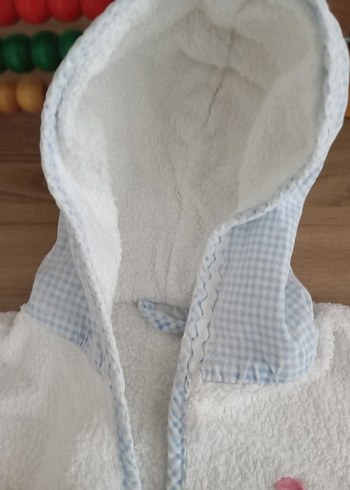 Erkek bebek Bornoz ve havlu 0-3 yaş için - Görsel 2