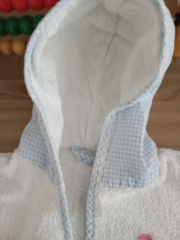 Erkek bebek Bornoz ve havlu 0-3 yaş için - Görsel 2