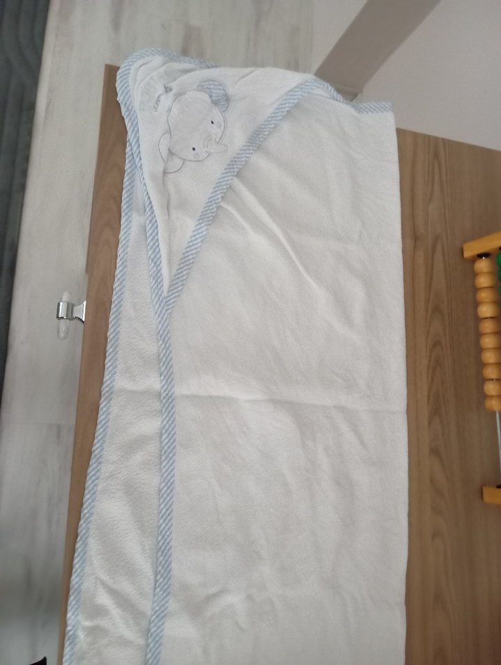 Erkek bebek Bornoz ve havlu 0-3 yaş için - Görsel 3