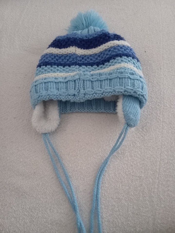 Mavi Çocuk Bere Kulaklıklı 3/4 yaş - Görsel 3