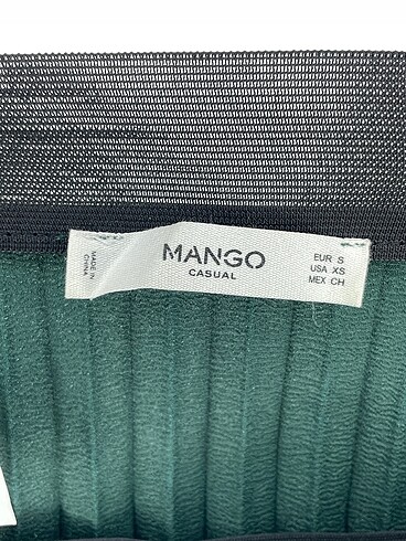 s Beden yeşil Renk Mango Midi Etek %70 İndirimli.