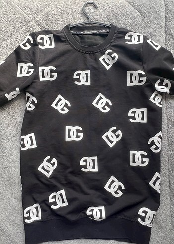 Siyah Baskılı Rahat Kesim Sweatshirt - Görsel 2