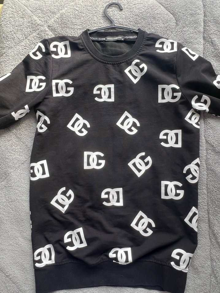 Siyah Baskılı Rahat Kesim Sweatshirt - Görsel 2