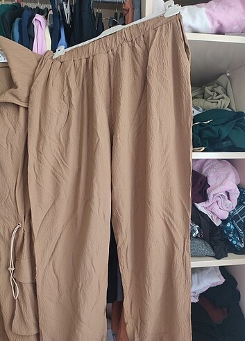 44 Beden camel Renk ikili takım 