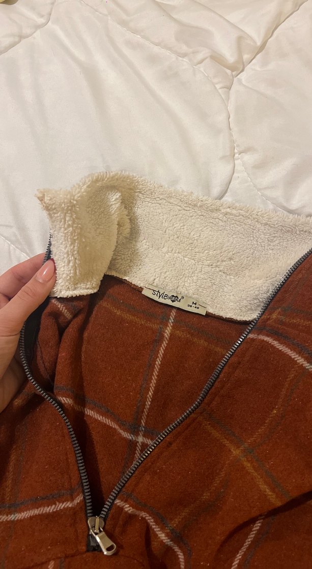 Kahverengi Fermuarlı Sweatshirt - Görsel 3