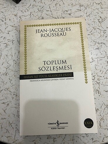 Rousseau - Toplum Sozlesmesi