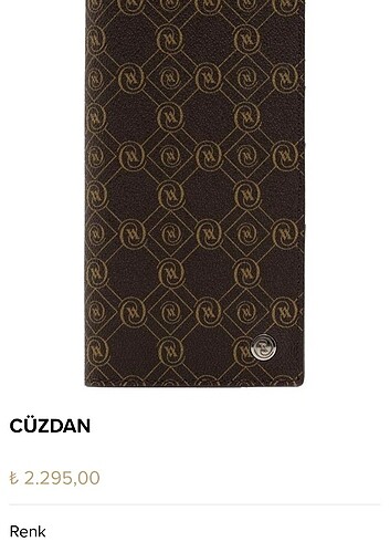Beden kahverengi Renk Vakko cüzdan (orjinal) (2adet)