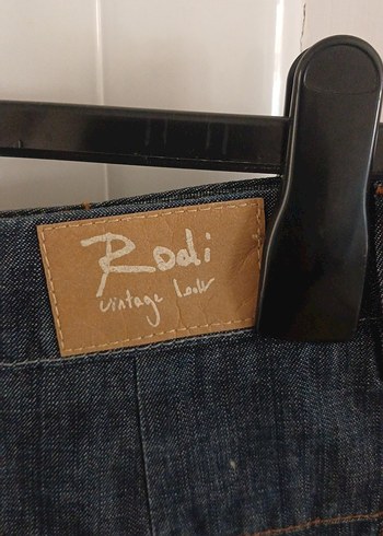 Bel Detaylı Kadın Midi Kot Etek - Görsel 2