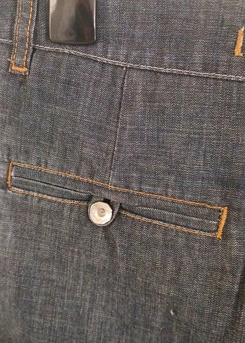 Bel Detaylı Kadın Midi Kot Etek - Görsel 5